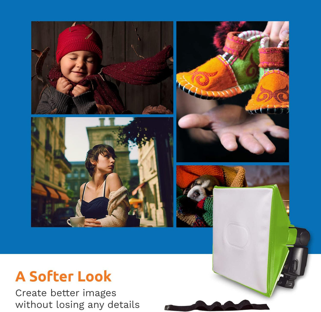 LumiQuest SoftBox III LQ-119S, Flash Diffuser & Light Softener, Universal Classic Design for Externa