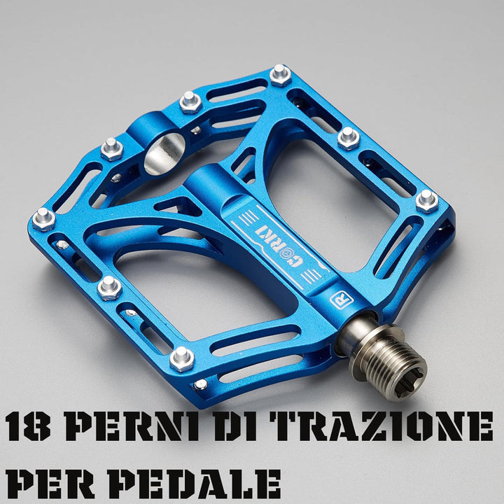 Corki Cycles Fahrradpedale Rennrad Pedale Titanium MTB Pedale Platform Pedale Ultraleicht Antirutsch