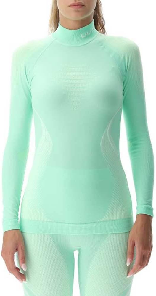 UYN Damen Evolutyon Langarmshirt (1er Pack) M Light Green/White/White, M Light Green/White/White