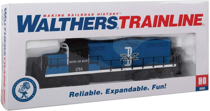 Walthers Spur H0 - Diesellok GP9M Boston & Maine
