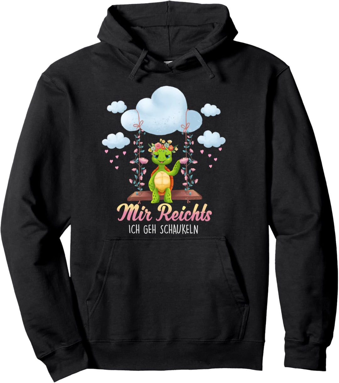 Mir Reichts Ich Geh Schaukeln Turtle Partnerlook Schildkröte Pullover Hoodie