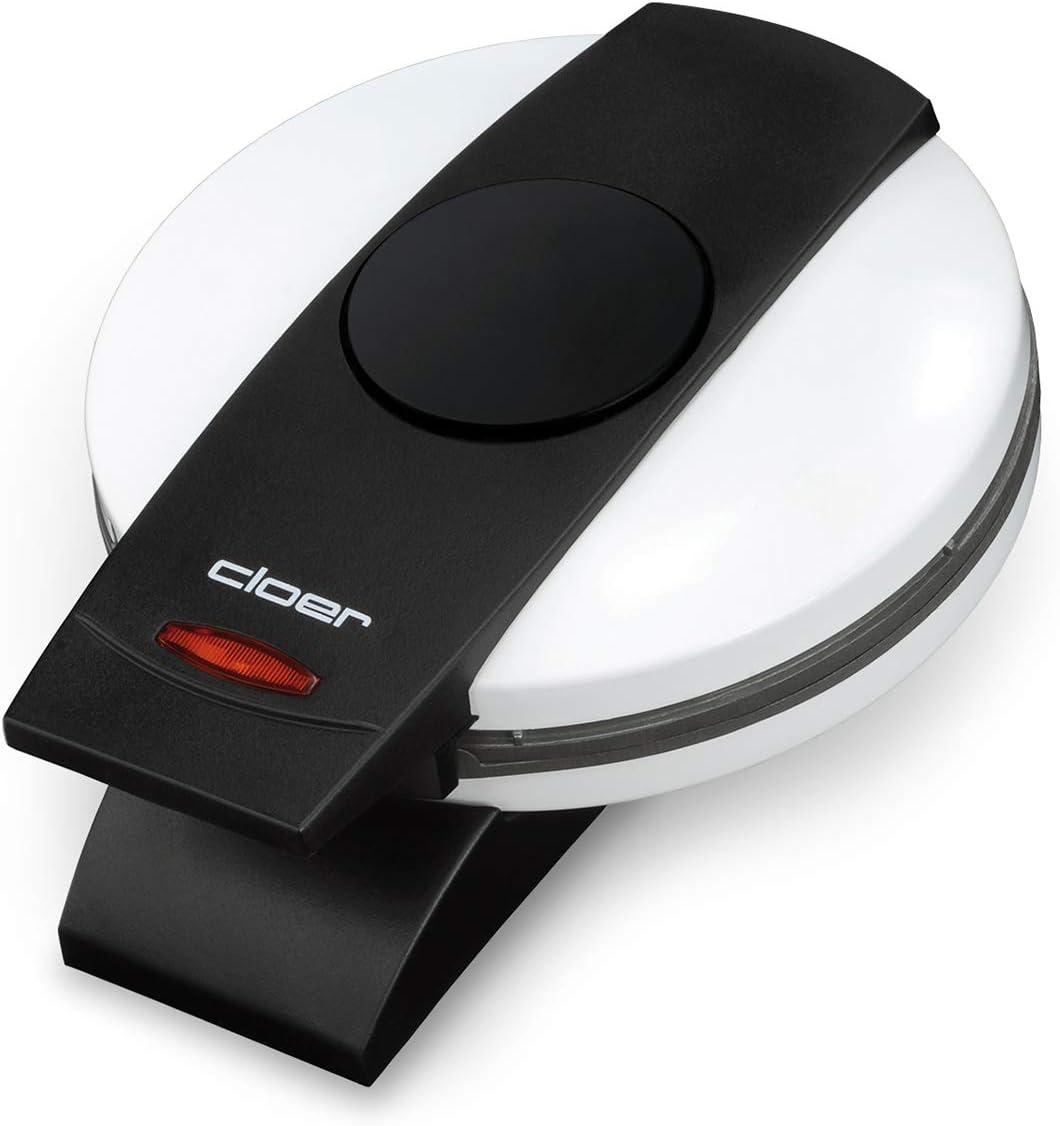 Cloer 260 Hörncheneisen für hauchdünne, knusprige Hörnchen, 800 W, Hörnchengrösse 14,5 cm Durchmesse