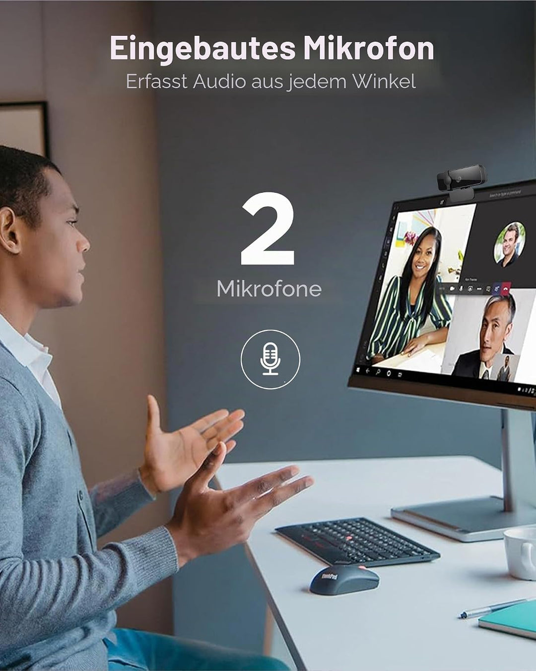 Lenovo Kamera - Essential FHD Webcam