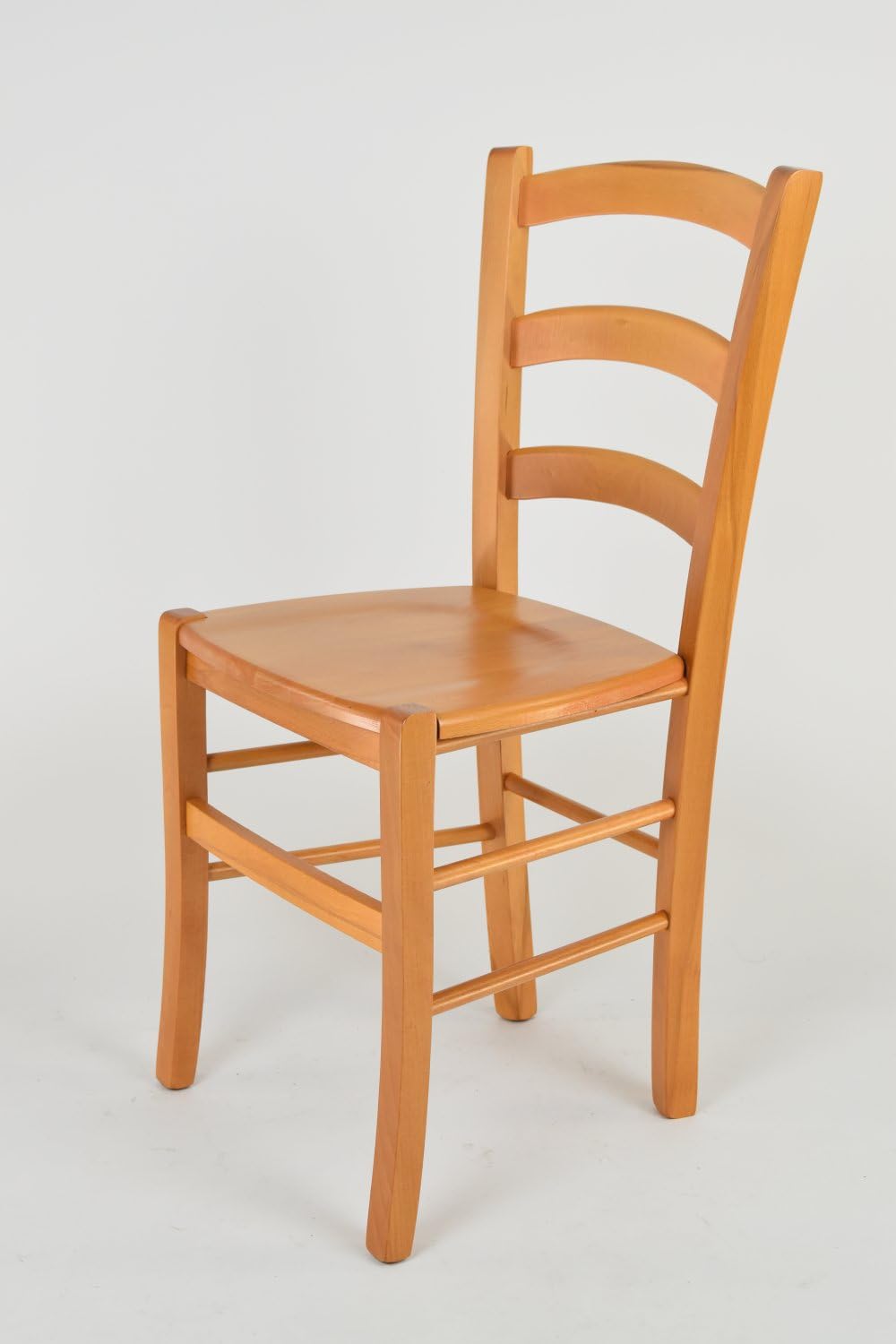 t m c s Tommychairs - Stuhl Venice für Küche und Esszimmer, robuste Struktur aus lackiertem Buchenho