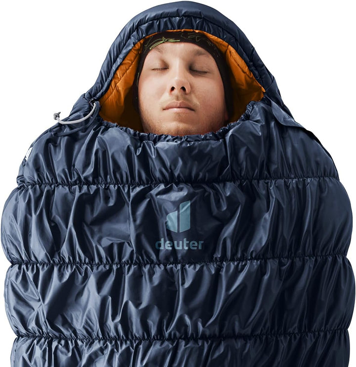 deuter Exosphere +4C/39F Kunstfaserschlafsack Regular (Körpergrösse bis ~185 cm), Regular (Körpergrö