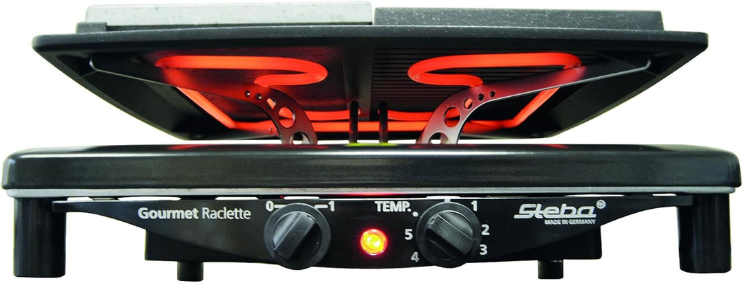 Steba RC 4 Plus Gourmet Raclette, Made in Germany, für 8 Personen, 1450 Watt
