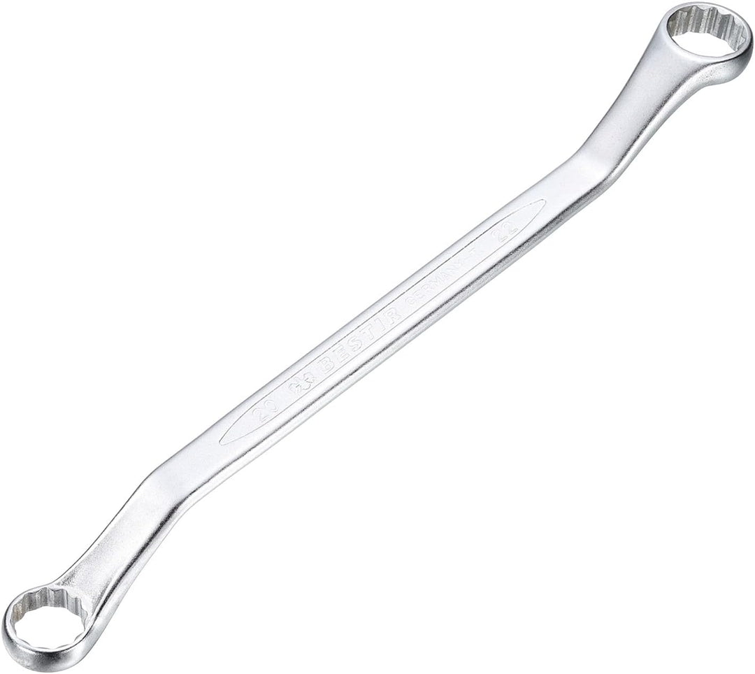 QUARKZMAN 45 Grad Offset Doppel-Ringschlüssel 20 mm x 22 mm, 12-Punkt-Metrischer CR-V-Doppelringschl