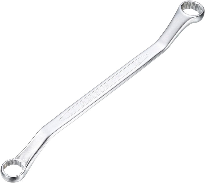 QUARKZMAN 45 Grad Offset Doppel-Ringschlüssel 20 mm x 22 mm, 12-Punkt-Metrischer CR-V-Doppelringschl