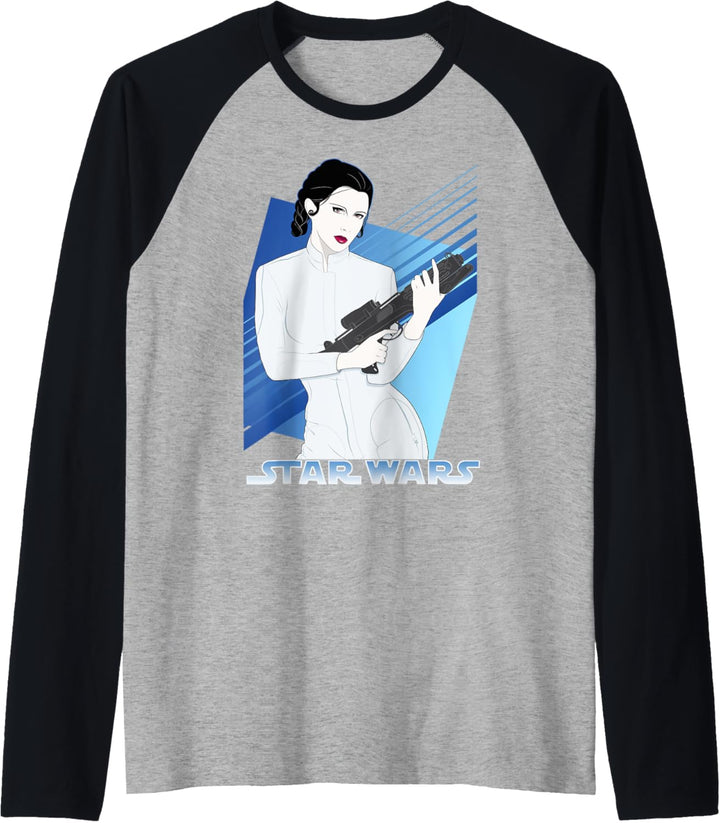Star Wars Princess Leia Nagal Art Raglan