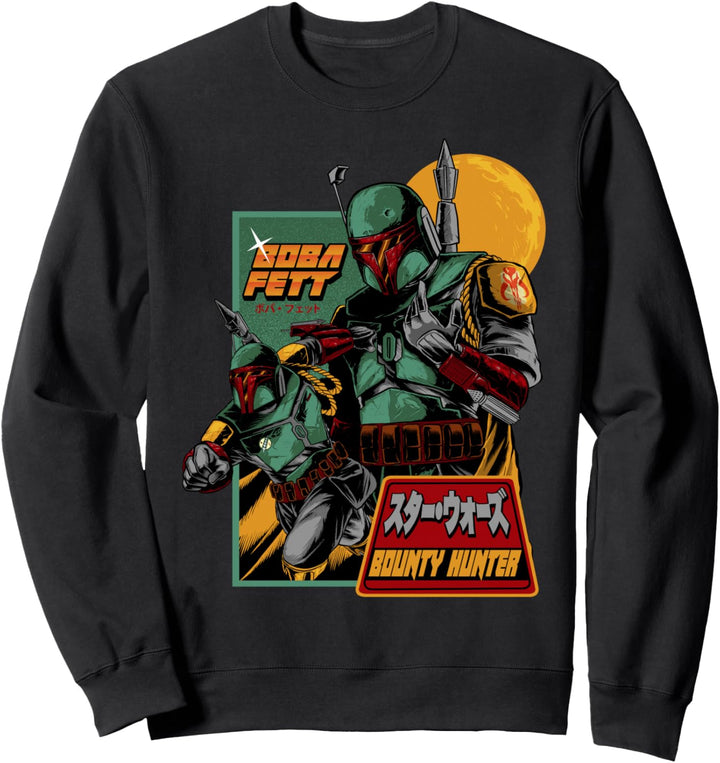 Star Wars Boba Fett Mandalorian Bounty Hunter Sweatshirt