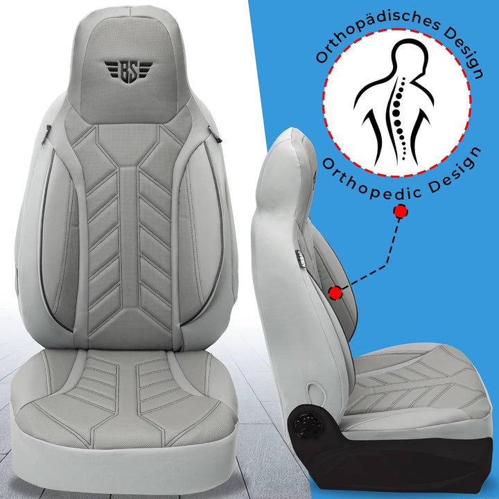 BREMER SITZBEZÜGE Mass Sitzbezüge Schonbezüge für Mercedes GLK X204 DPL508 DPL508 - Grau GLK X204, D