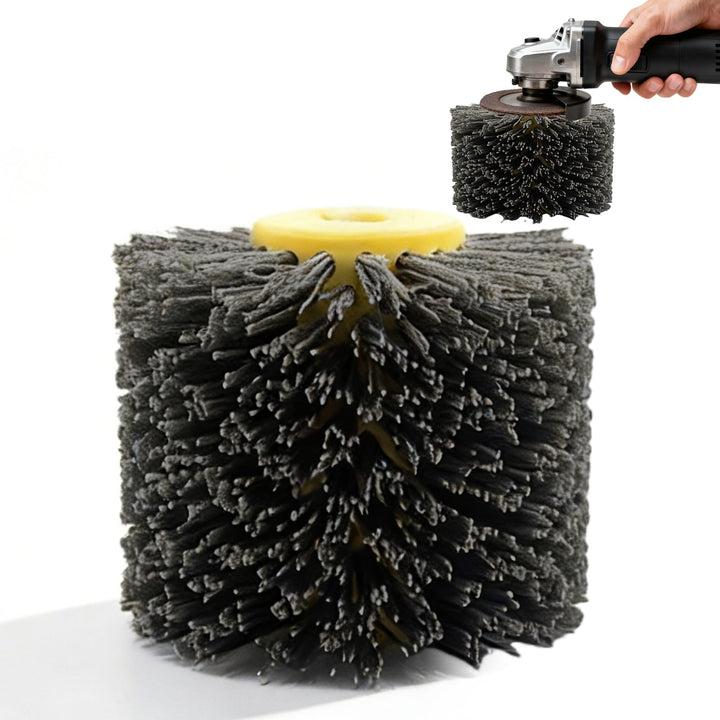 120 Körnung Schleifbürste Polierbürste, 120x100mm Nylonbürste, Grit Bürste Bristle Bürsten, Schleifb