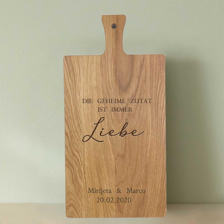 Personalisiertes Hochzeitsgeschenk | Hochzeitsgeschenk mit Name | Brautpaar Geschenk | Schneidebrett