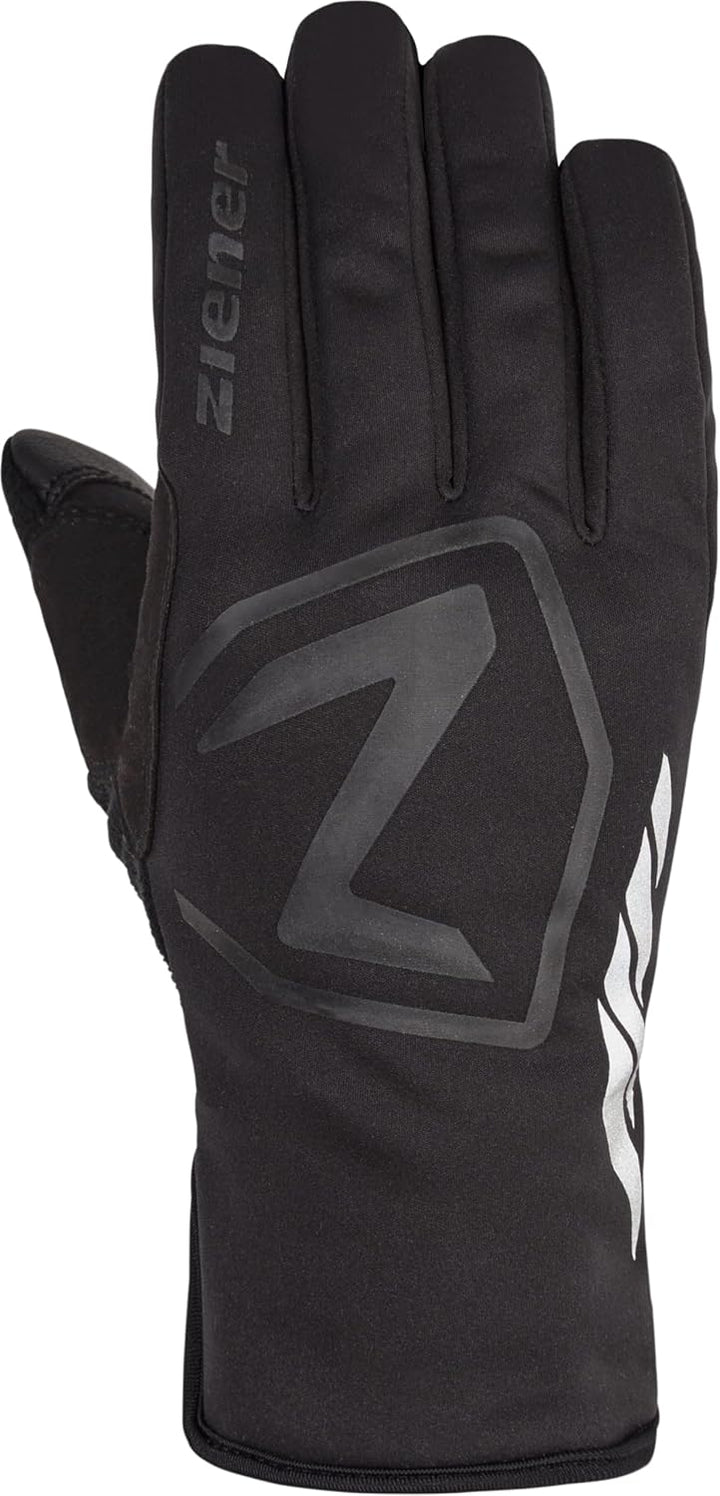 Ziener Herren Daqua Fahrradhandschuhe, Winter |wasserdicht, Soft-Shell, gepolstert 7.5 Schwarz, 7.5