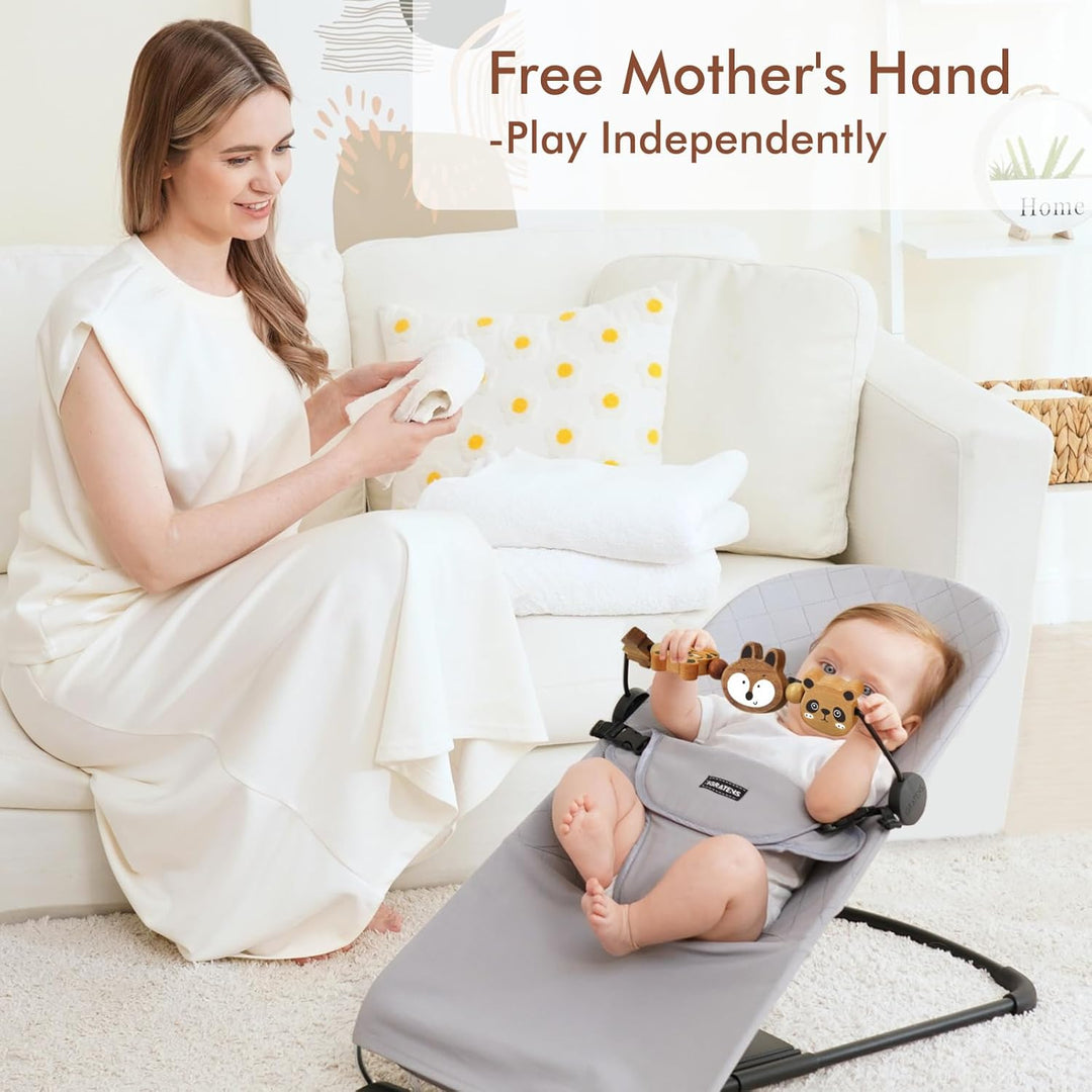 iGRATENS Babywippe Spielzeugstange - Spielzeugstange für Babywippe Soft & Bliss, einfach zu befestig