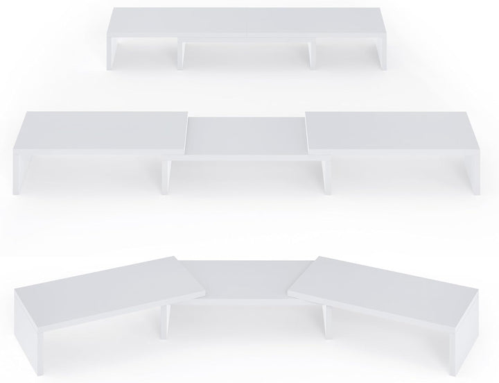 Dual Monitor Stand Riser, Monitorständer, Laptopständer, Schreibtisch-Organisator, Computerständer,