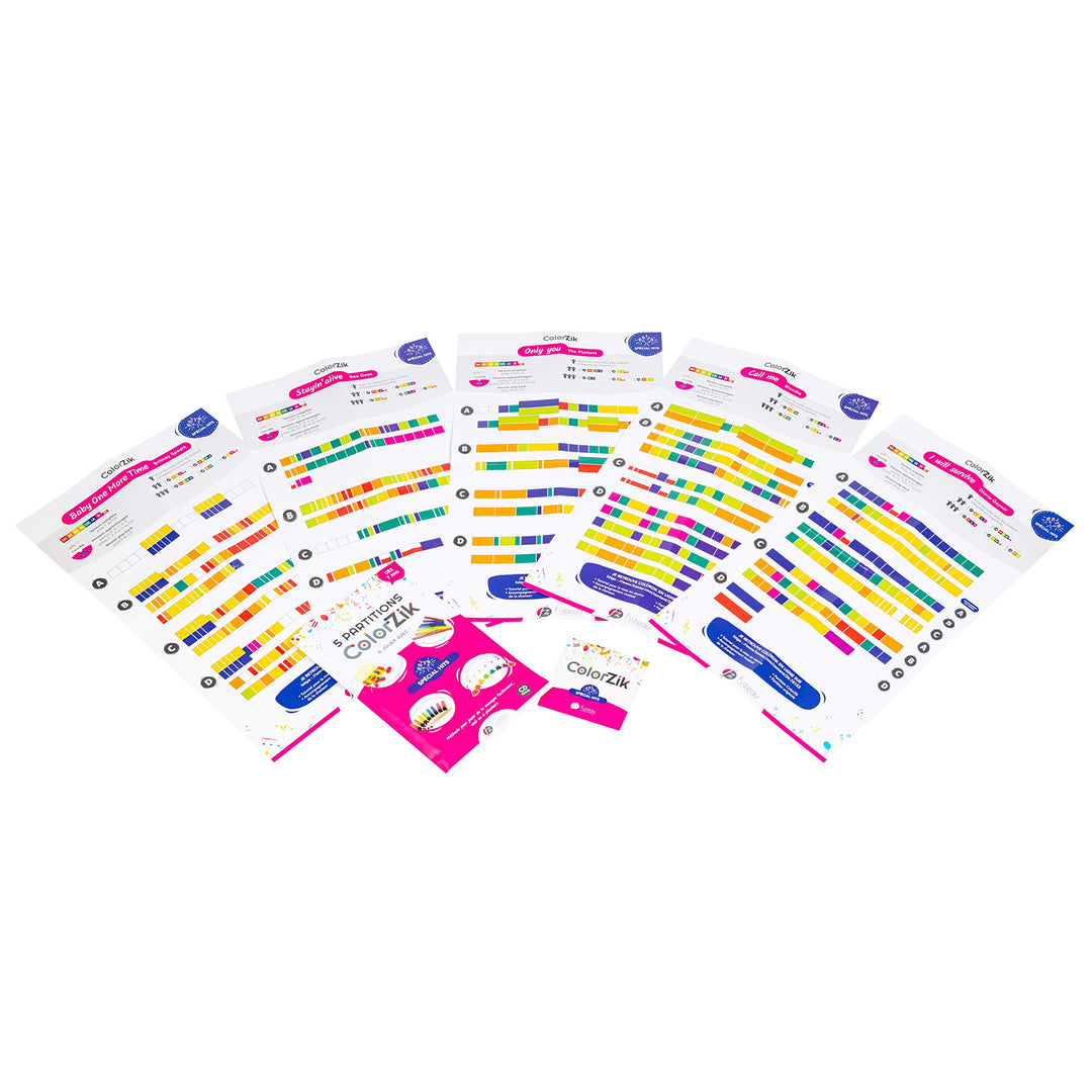 Fuzeau - Colorzik CD-Booklet "Special Hits" – Spielerische Methode zum Spielen ohne Solfege – 5 bunt