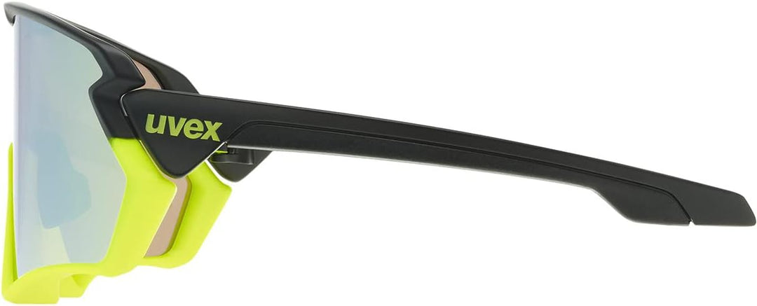 Uvex Unisex Sportstyle 231 Sportbrille (1er Pack), black yellow matt/yellow