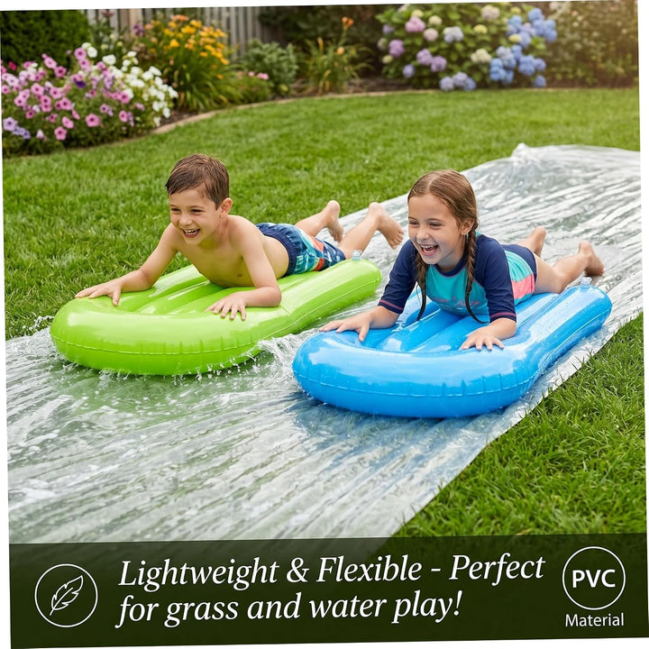 Water Slip and Slide | 2er-Pack Slip-and-Slide-Surfbretter, Kinder- und Outdoor-Wasserspielzeug, kei