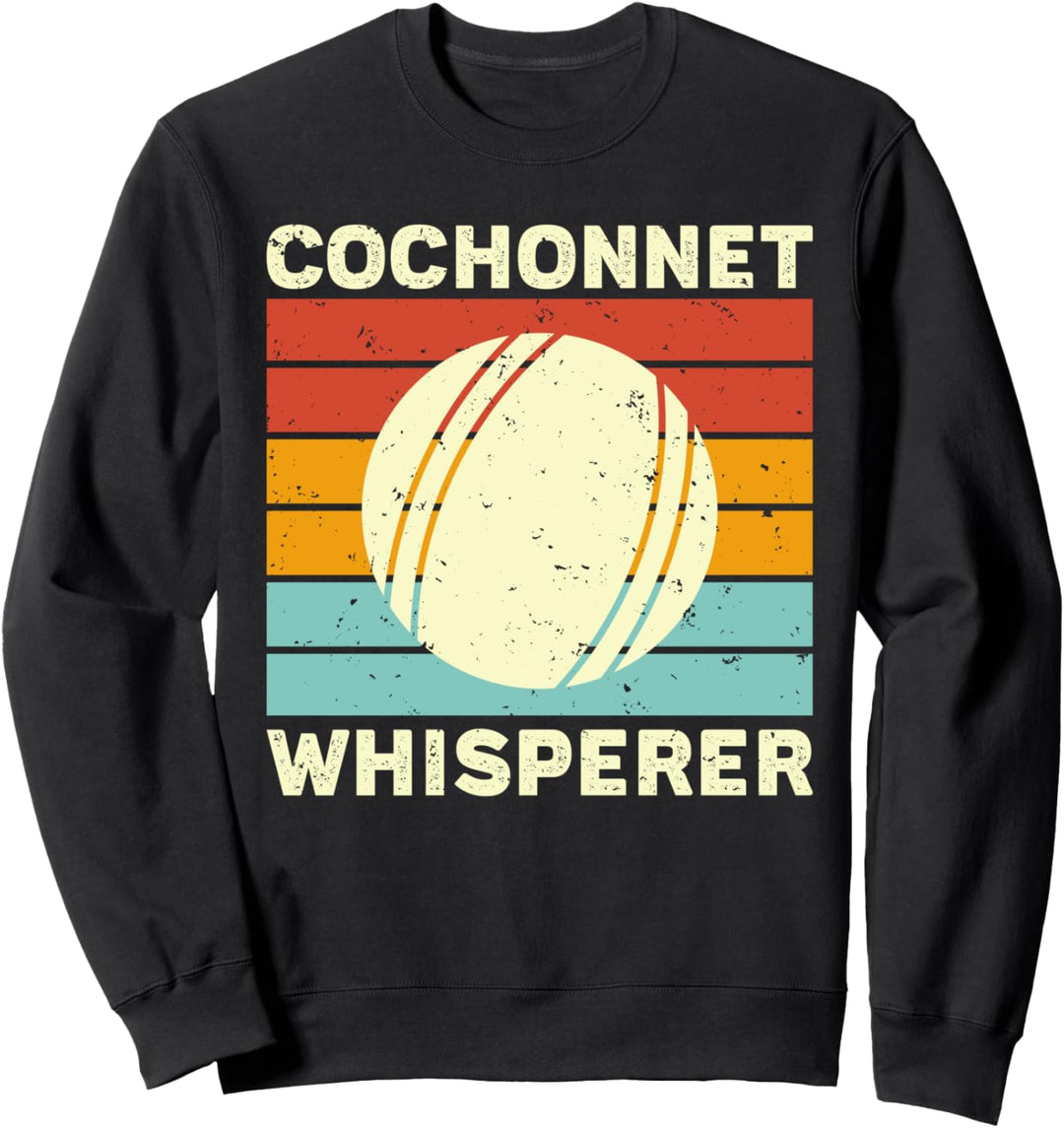 Chochonnet Whisperer Motiv für Boule Spieler Sweatshirt