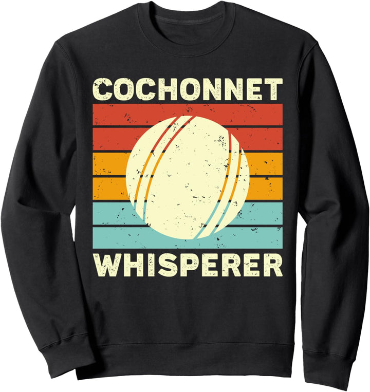 Chochonnet Whisperer Motiv für Boule Spieler Sweatshirt