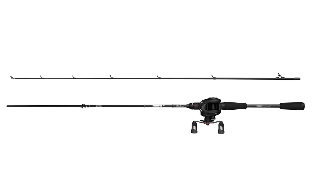 Abu Garcia Max SX Casting-Ruten- und Rollen-Kombination | Low-Profile-Baitcaster-Rolle für Süsswasse