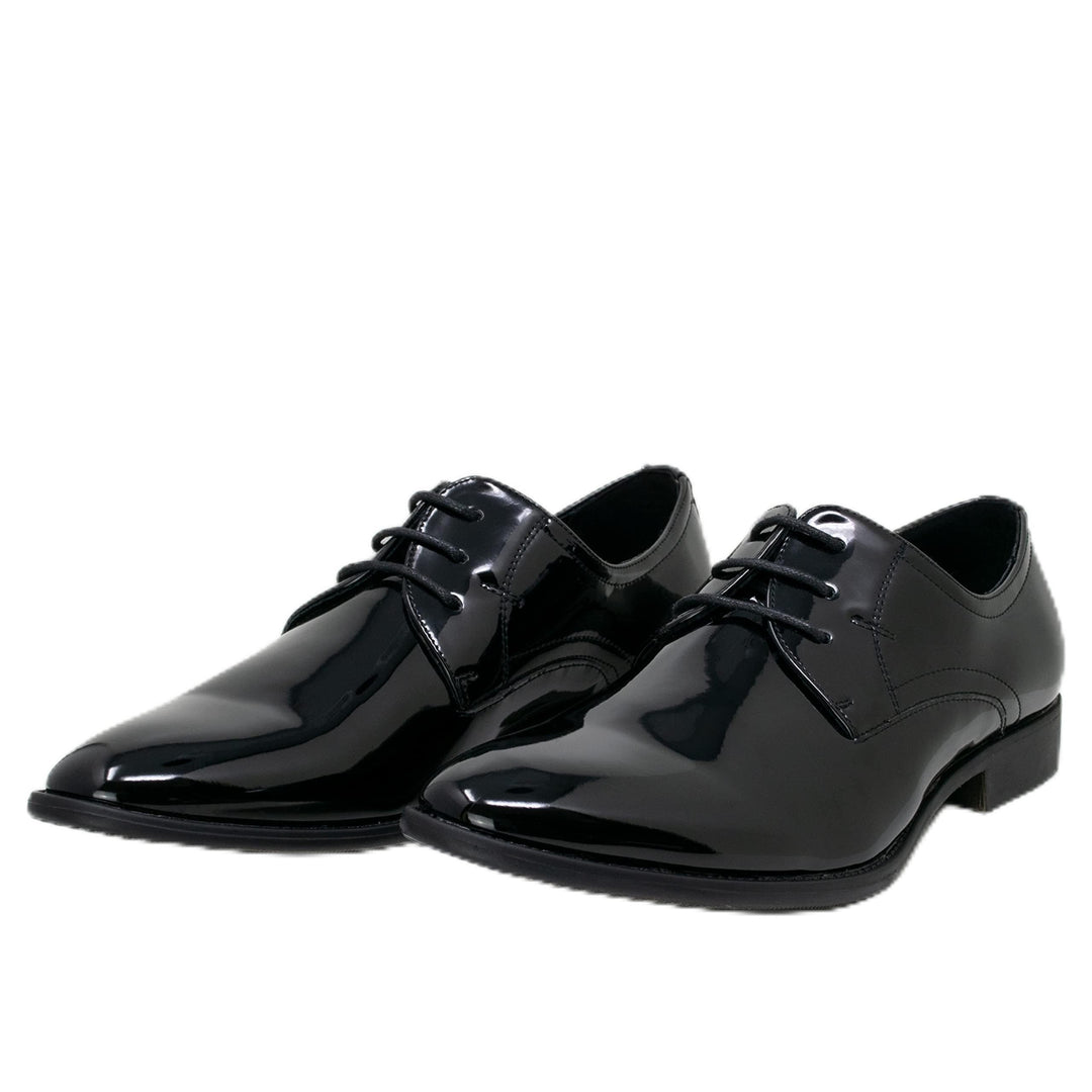 Smokies Lackschuhe Edward klassisch und mit Futter aus Leder Herrenschuh Smokingschuhe, (EU Edward)