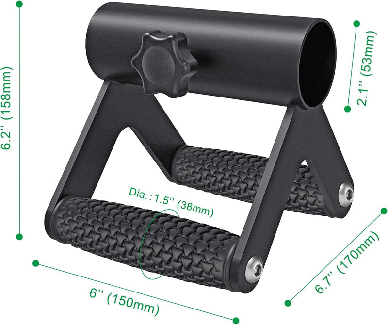 SELEWARE T Bar & V-Bar Row Griff,T-Bar Row Grip Griff,T-Bar Row,Landmine Attachment Fits 2" Olympic