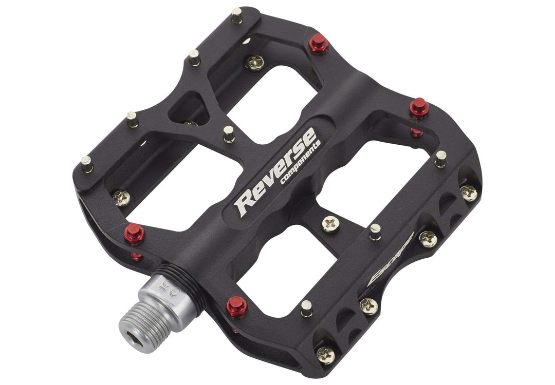 Reverse Escape Flat MTB MTB Fahrrad Pedal Schwarz - Schwarz, Schwarz - Schwarz