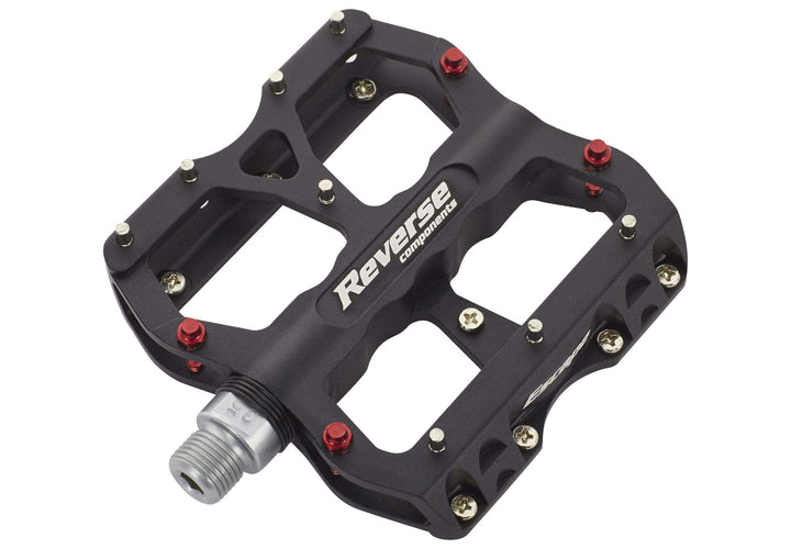 Reverse Escape Flat MTB MTB Fahrrad Pedal Schwarz - Schwarz, Schwarz - Schwarz