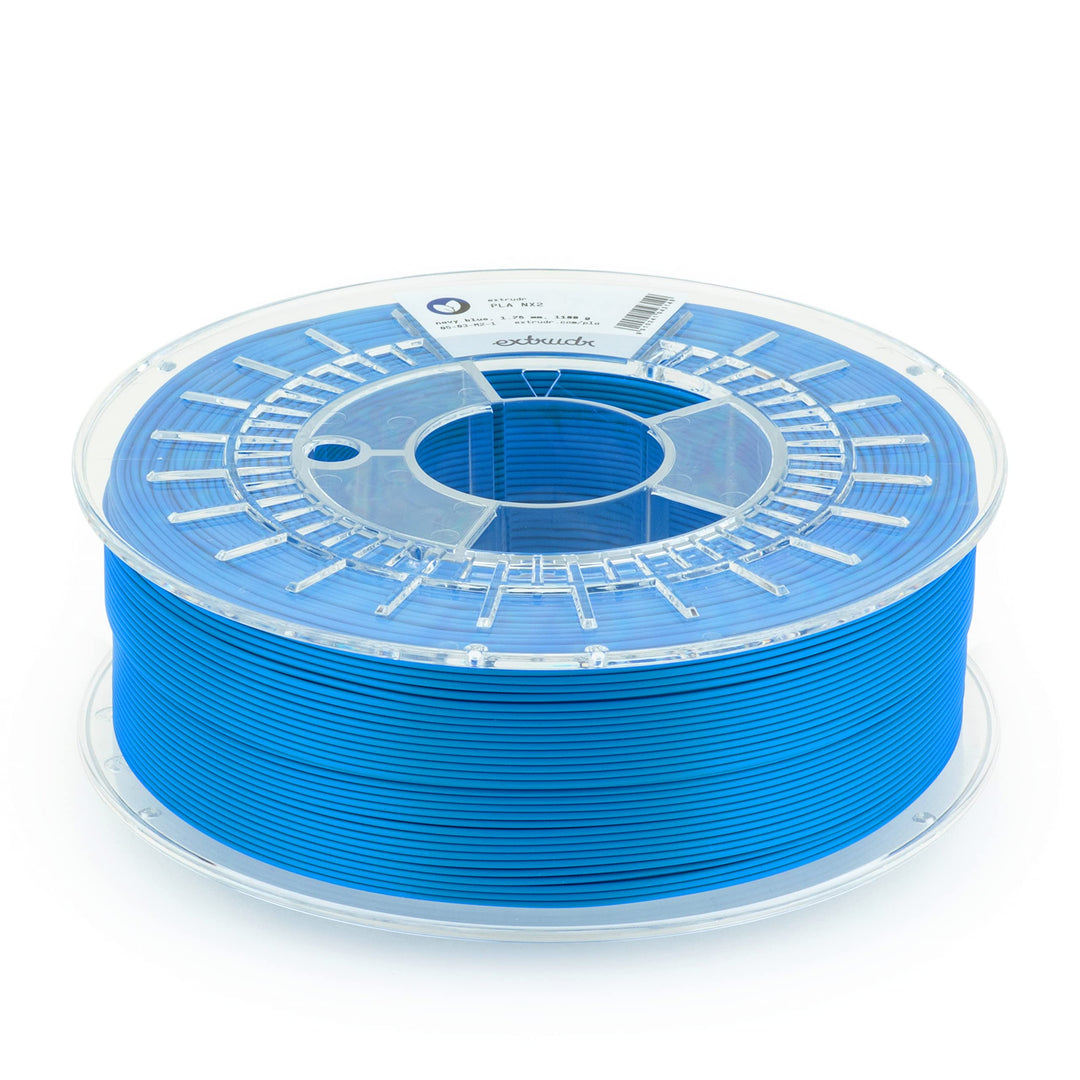 extrudr® PLA NX2 MATT ø1.75mm (1kg) 'LIGHT BLUE / HELL BLAU / CYAN' - 3D Drucker Filament - Made in