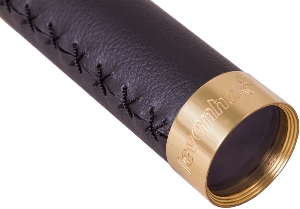 Levenhuk Spyglass SG2 Antique Spektiv mit Holzkoffer, Bietet Scharfe, Helle Bilder von Entfernten Ob
