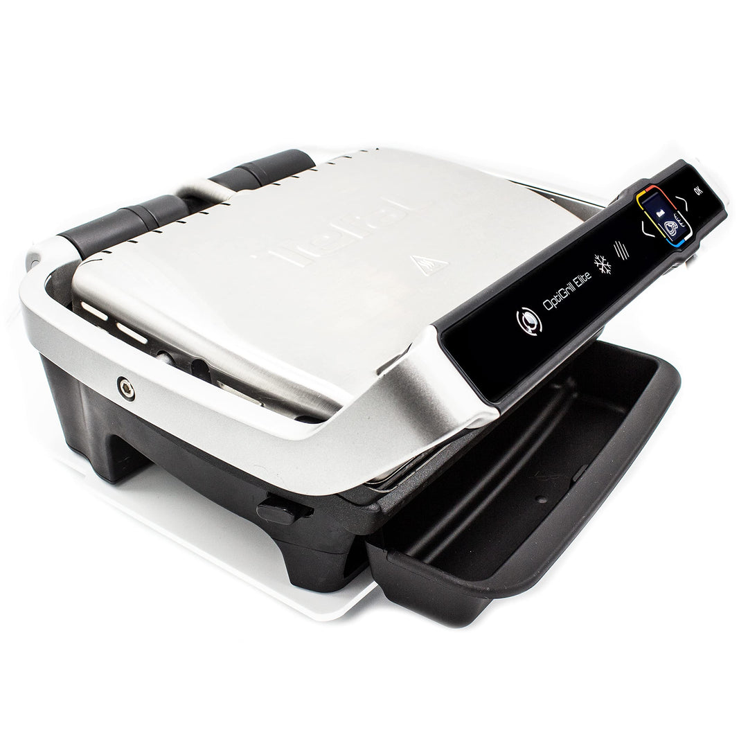 Gleitbrett aus Acryl | weiss glänzend | 29x26cm für Optigrill Elite GC 750D und vielen weiteren Küch