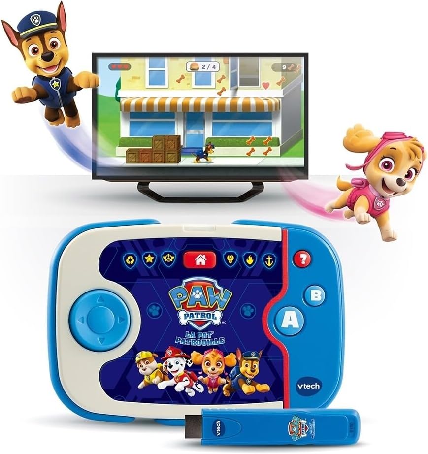 VTech 80-616022 Patrulla Canina al rescate V.Smile New Generation Paw Patrol Lernspielzeug für Kinde