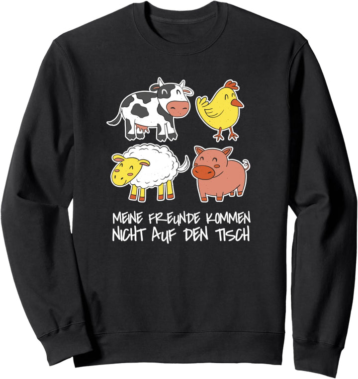 Coole, vegane Bauernhoftiere Sweatshirt
