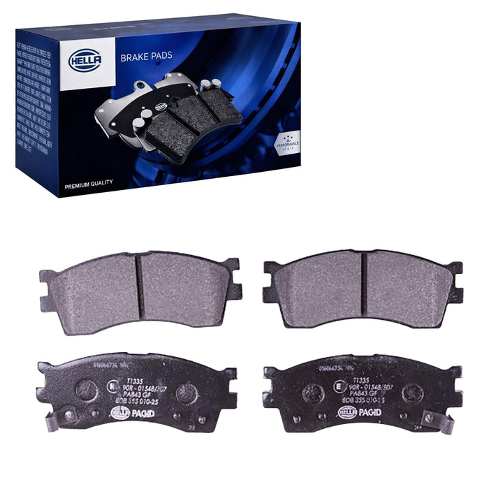 HELLA PAGID 8DB 355 010-251 Bremsbelagsatz - T1335 - Dicke/Stärke: 15.6mm - Bremssystem: Sumitomo -