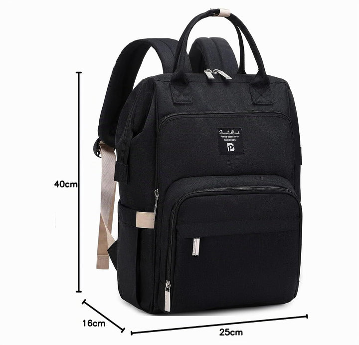 Pomelo Best Baby Wickelrucksack stylische Wickeltasche Rucksack mit Wickelunterlage multifunktional
