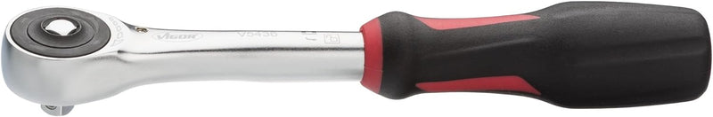 Vigor Umschaltknarre (Vierkant 6,3 mm (1/4 Zoll), 360° Drehgriff, Durchsteckvierkant für Links- und