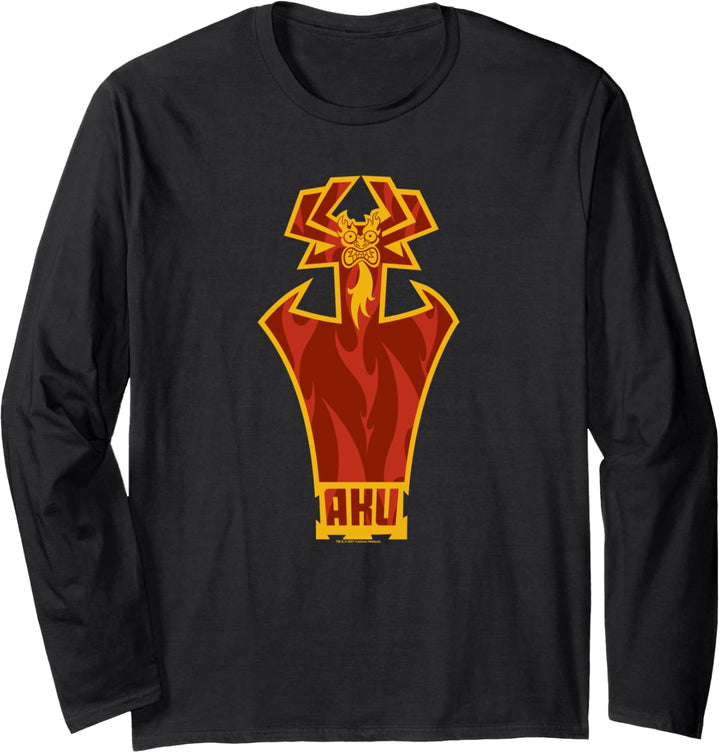 Samurai Jack Aku Character Langarmshirt