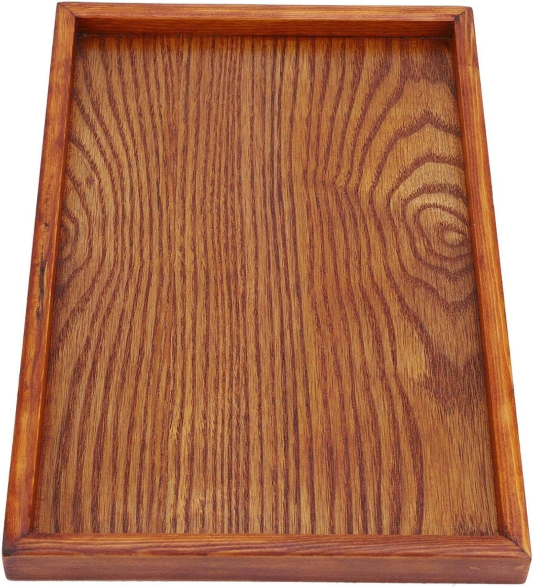Tyenaza Holz Servierplatte Tablett Platte, Holzsteakplatten, solide natürliche rechteckige kleine Ho