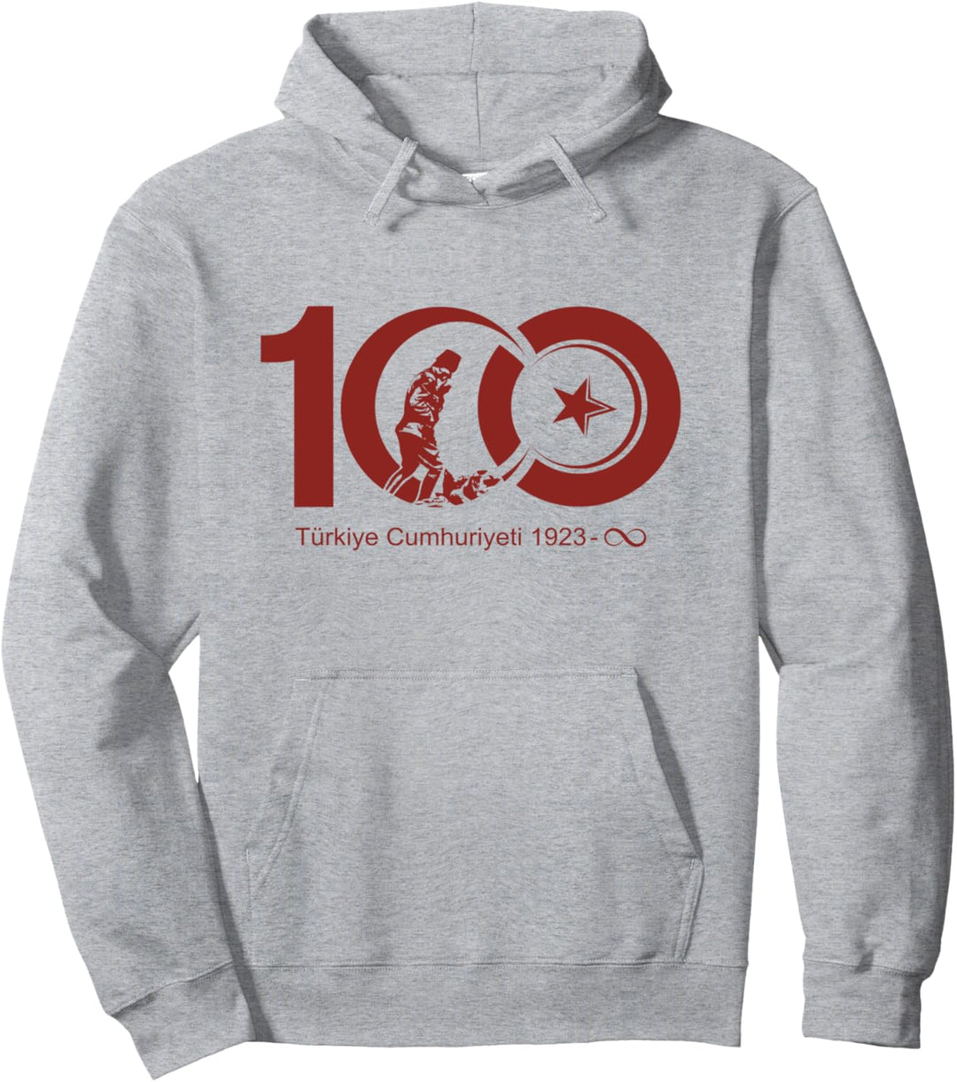 Atatürk - Türkiye Cumhuriyeti 100. Yil Pullover Hoodie