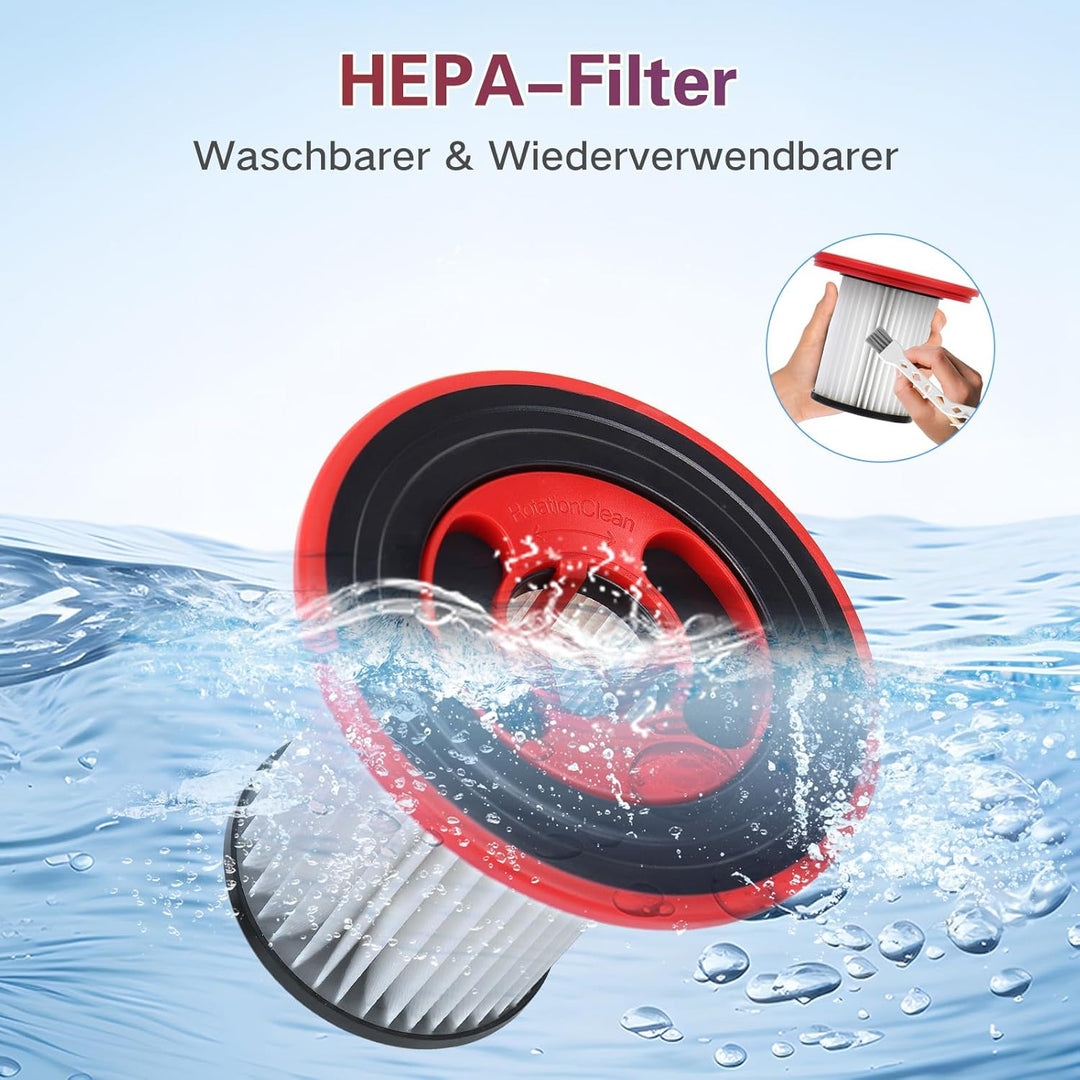 4 Stück 12040193 Ersatzfilter für Bosch Unlimited Serie 7 Akku-Staubsauger BKS711XXL, BBS711W, BBS71