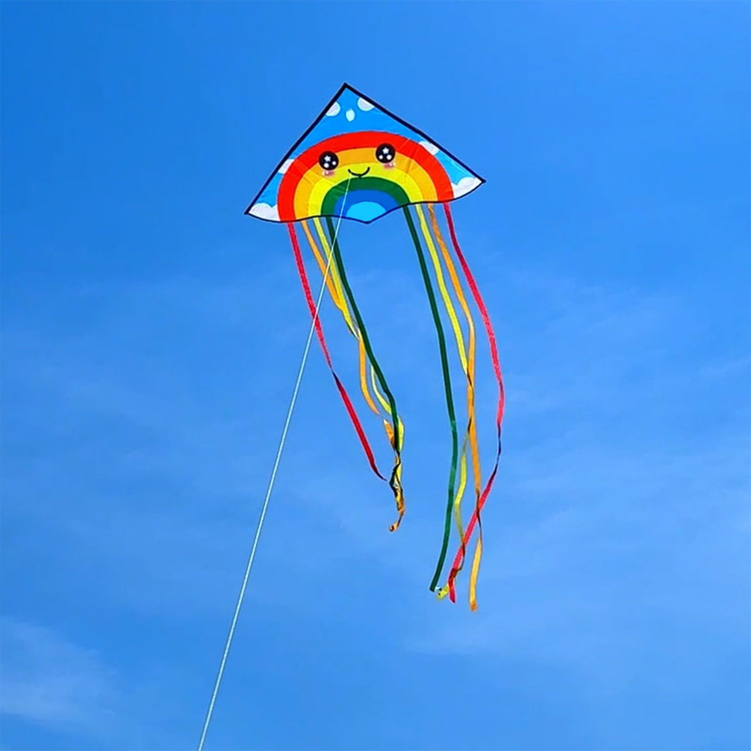 HONBO Children's Kite Large Delta Kites for Children and Adults for Beach Trip Outdoor Games, Perfec