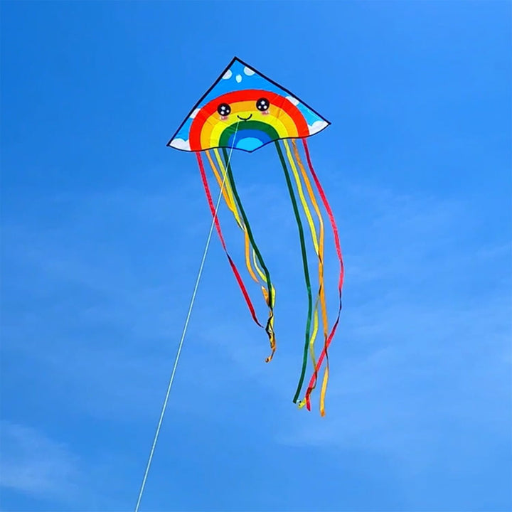 HONBO Children's Kite Large Delta Kites for Children and Adults for Beach Trip Outdoor Games, Perfec