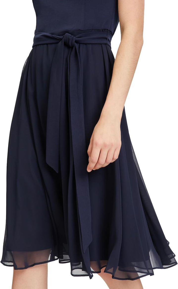 Vera Mont Damen Kleid 36 Aufnäher Dunkelblau/Dunkelblau, 36 Aufnäher Dunkelblau/Dunkelblau