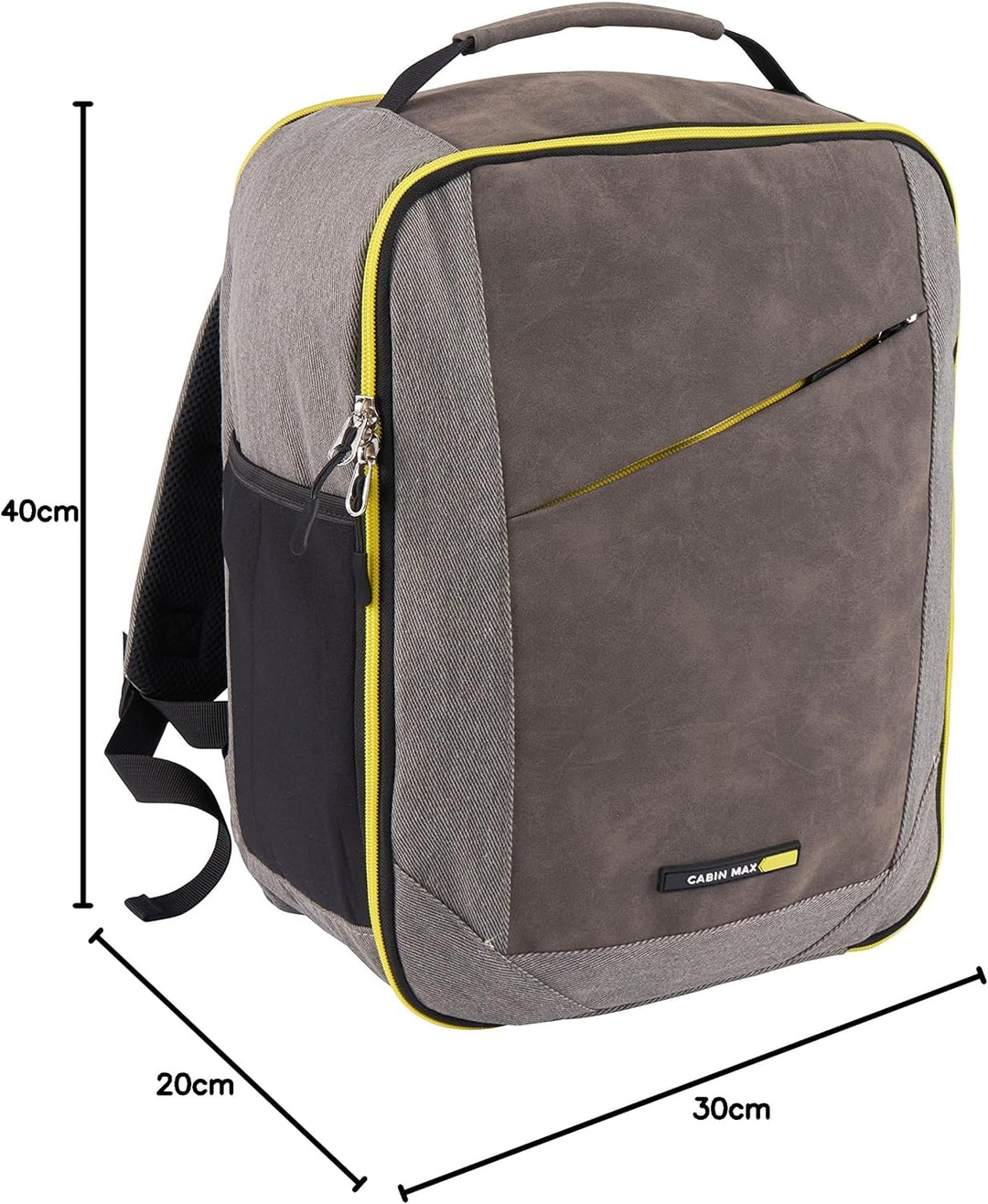 Cabin Max Für Ryanair Handgepäck Rucksack 40x20x25, Reiserucksack, Tasche Flugzeug Wizzair, Eurowing
