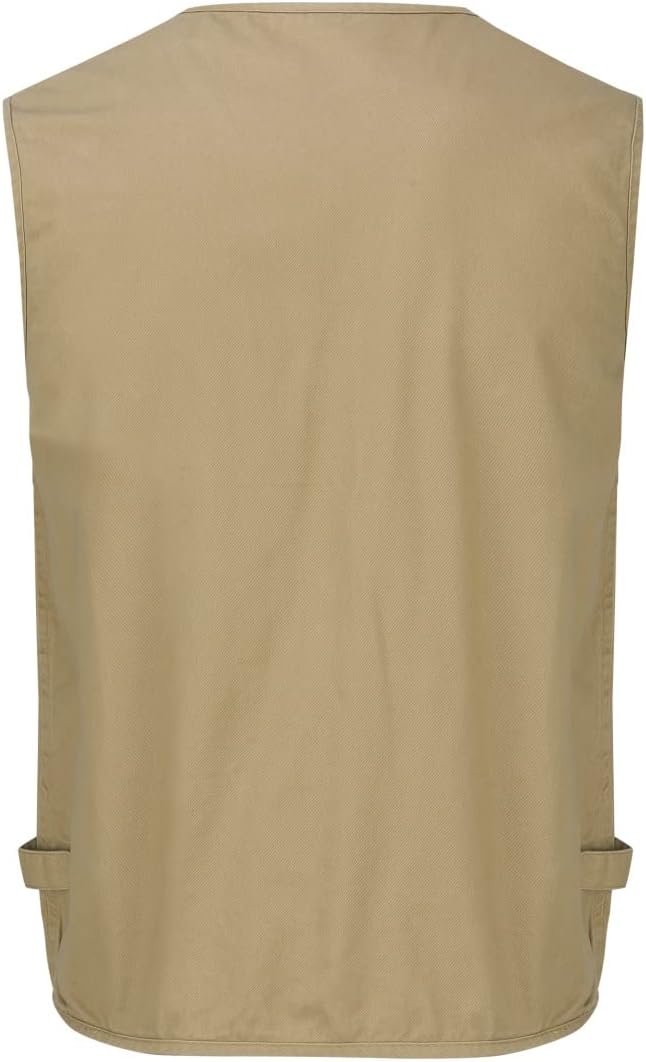 YOUTHUP Weste Herren Anglerweste Outdoor Ärmellose Fotografie Jagd Sportweste Multi-Tasche Leicht Kn