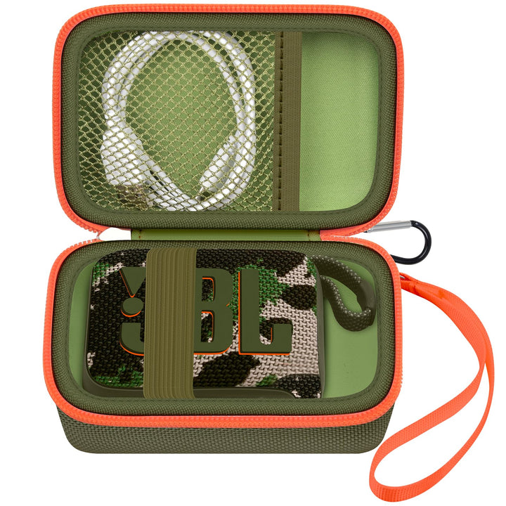 Tragetasche Kompatibel mit JBL Go 4 - tragbarer Bluetooth-Lautsprecher Box Pro Sound, Auch für Go 3/
