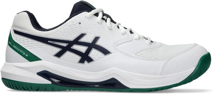 ASICS Dedicate 8 Mann Tennisschuhe Blau Weiss 39 EU White Midnight, 39 EU White Midnight