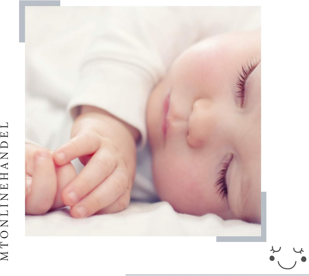 Sterne Babybettwäsche 135x100 Flanell Biber, 1 Kissenbezug 40x60 + 1 Bettbezug 100x135 cm, Sweet Dre